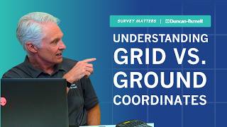 Grid Vs. Ground Coordinates Explained for Trimble Access & TBC | Survey Matters