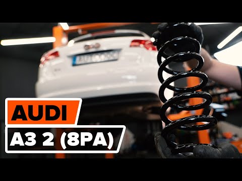 How to change rear springs on AUDI A3 2 (8PA)