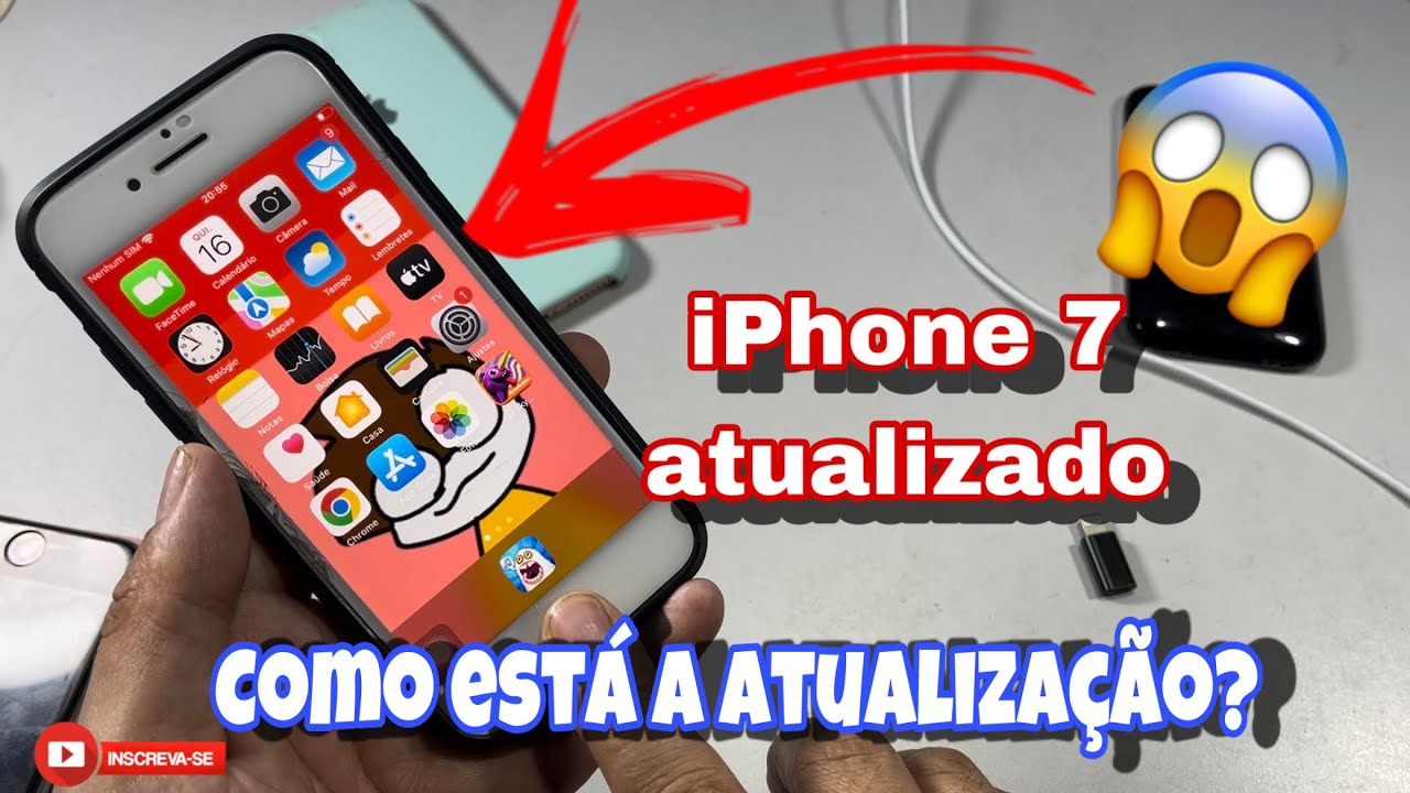 COMO ESTÁ A NOVA ATUALIZAÇÃO DO IPHONE 7 e 7 PLUS - IOS 15.8 - YouTube