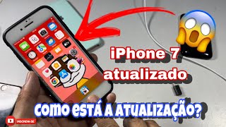 COMO ESTÁ A NOVA ATUALIZAÇÃO DO IPHONE 7 e 7 PLUS - IOS 15.8