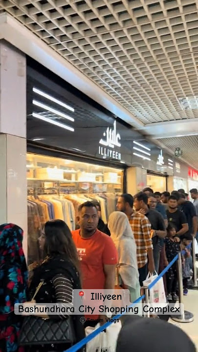 The Illiyeen Panjabi shop is a bustling hub for Eid shopping | Bashundhara City Shopping Complex