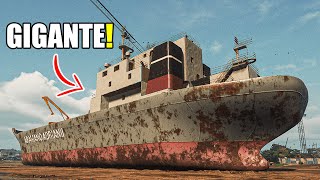 COMPREI O MAIOR NAVIO DO JOGO! - Ship Graveyard Simulator 2 screenshot 2