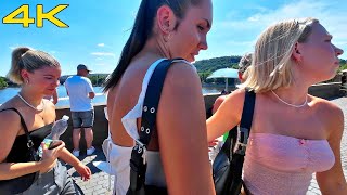 Hottest Day Of Summer In The Heart Of Europe,Prague🇨🇿🇪🇺4K@60fps