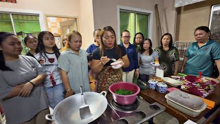 Sandramuki Masak Daun Ubi Bersama Sister Sister Dari Brunei Darussalam…//