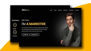 Nimbus - Personal Portfolio HTML Landing Page Template