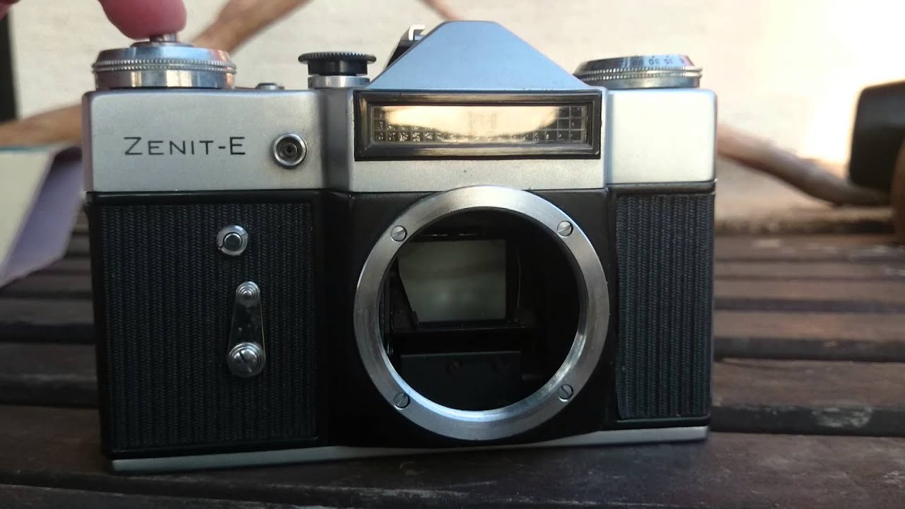 Zenit E shutter firing YouTube