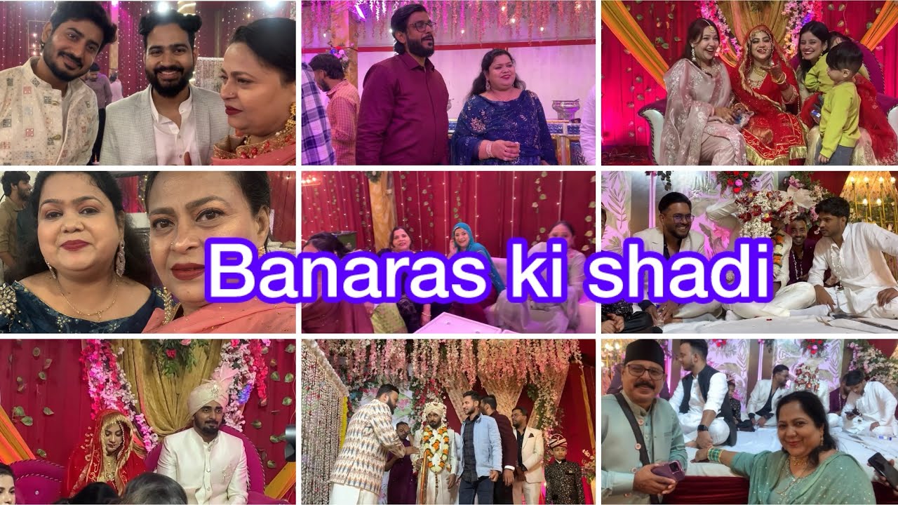 Muslim wedding | Banaras ki wedding | Beautiful bride MashaAllah | Dulha & Dulhan aur families  😍