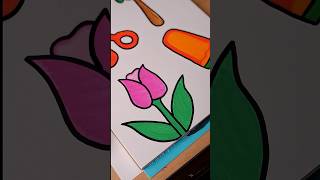 The Sound of Pink | ASMR Petal Drawing 🌸 #asmr #art #shorts #relaxing #satisfying #oddlysatisfying