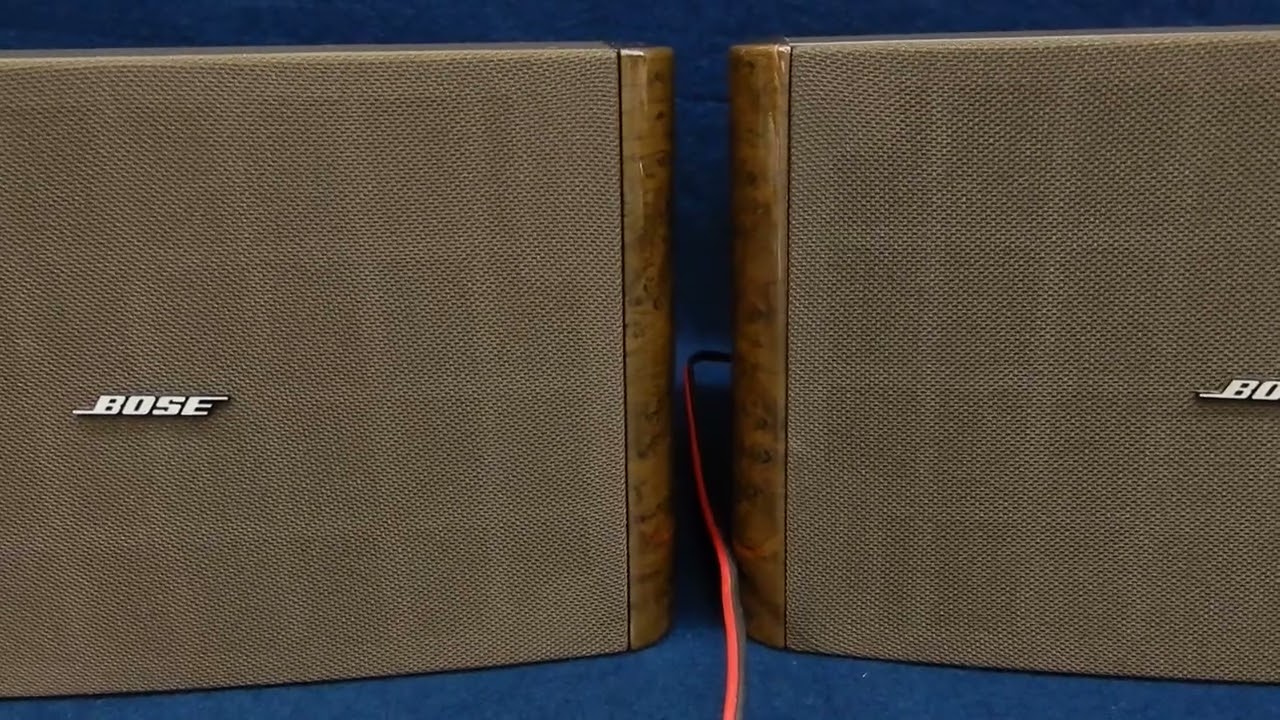 BOSE MODEL 121 R/L SYMMETRIC SYSTEM - YouTube