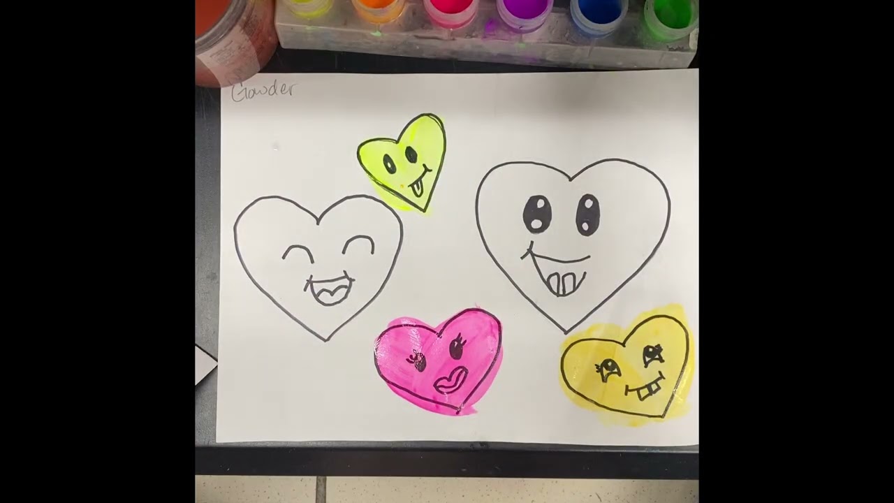 Chris Uphues Inspired Hearts and Prints