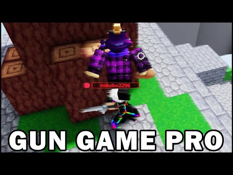 GUN GAME PRO (Roblox Bedwars)