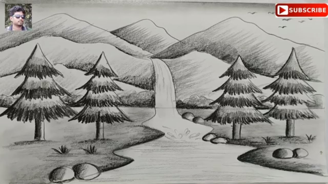 Simple Pencil Sketches Of Landscapes