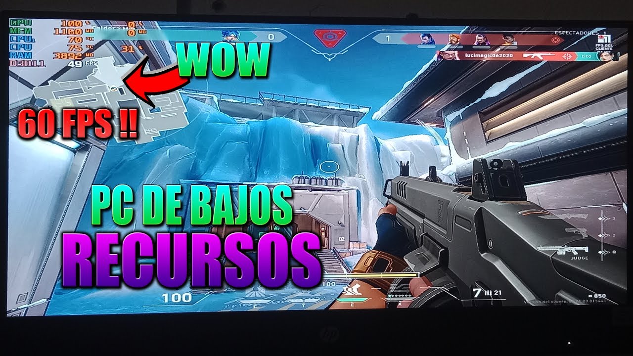 VALORANT en PC DE BAJOS RECURSOS // OPTIMIZACIÓN PARA MAS FPS - YouTube
