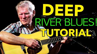 Deep River Blues Doc Watson Guitar Lesson - EASY step by step TUTORIAL