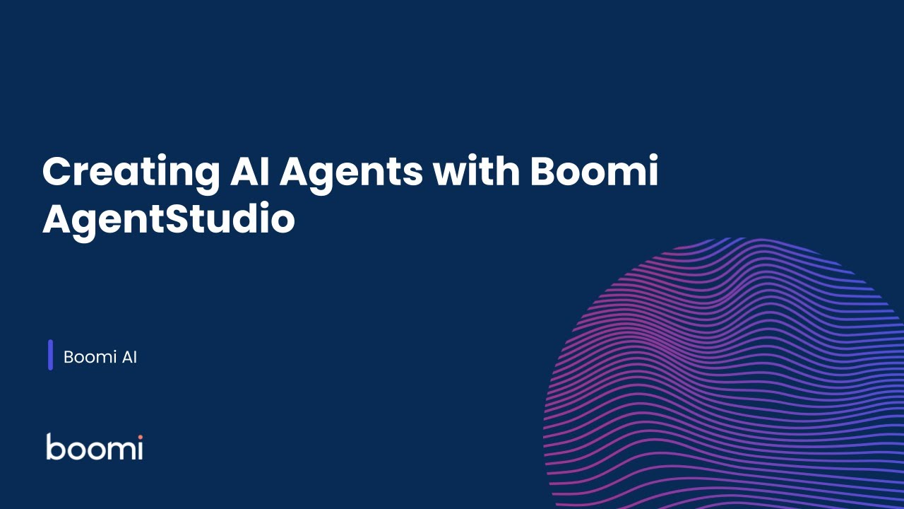 Creating AI Agents with Boomi Agentstudio - YouTube