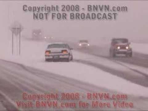 03/31/2008 Minnesota Icy Roads, Spinout And Fishtailing