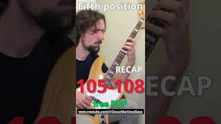 Daily sight-reading exercise for bass. Ejercicio diario de lectura #basspractice #bajoelectrico