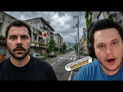 Entrei em uma CIDADE ABANDONADA no Japão - Reagindo Lucas Bigodinho