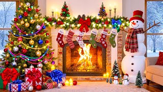 Beautiful Snowy Christmas Ambience Instrumental🎁 Top Relaxing Christmas 2026🎄Soft Christmas Ambience