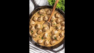 The Best Swedish Meatballs and Gravy (Shorts)