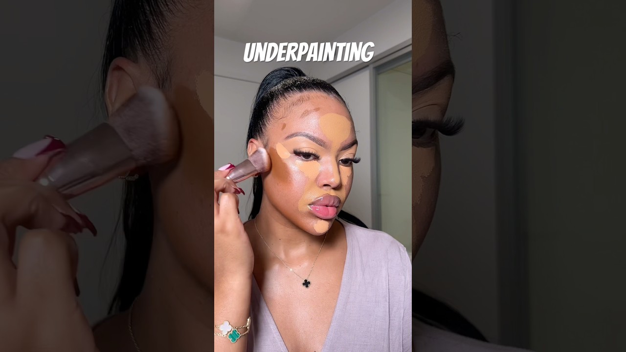 Under paint Makeup ?! Trust the process #underpainting #makeuptutorial