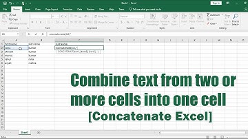 Tutorial to Combine Text From Two or More Cells into One Cell in Microsoft Excel [Concatenate Excel]