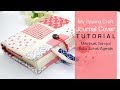 Tutorial Membuat Sampul Buku Sewing Craft Journal (Sewing Craft Journal Cover Tutorial)