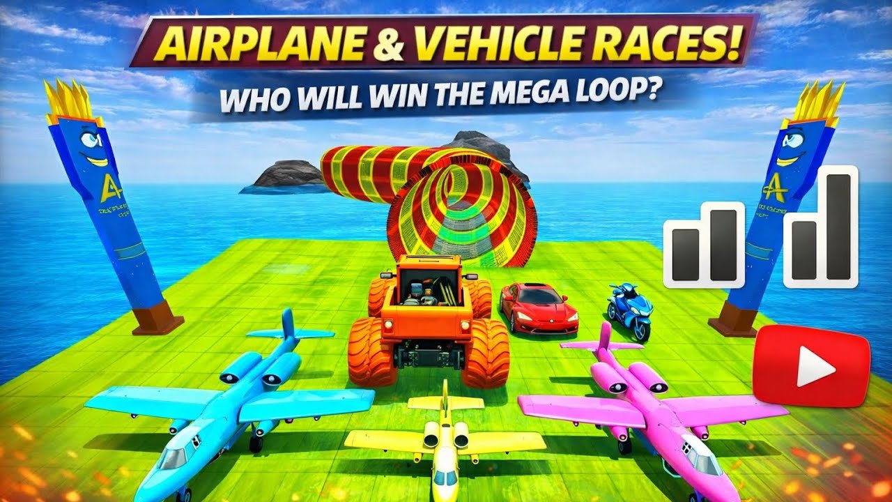 Ultimate Multi Vehicle Stunt Challenge 🚗🏍️🚛 | Crazy Ramp Gameplay