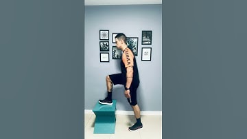 Subida banco com flexão de quadril