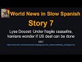 World News in Slow Spanish — Apr 16, 2026 AM | Iran, Kyiv, Ukraine