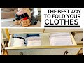 Folding Clothes Hack!!! Keep Your Drawers Organized