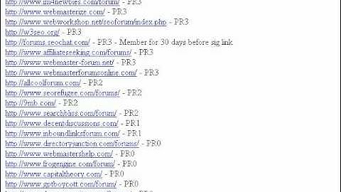 Do Follow Forum List