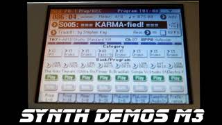 Synth Demos Part 1 Korg M3