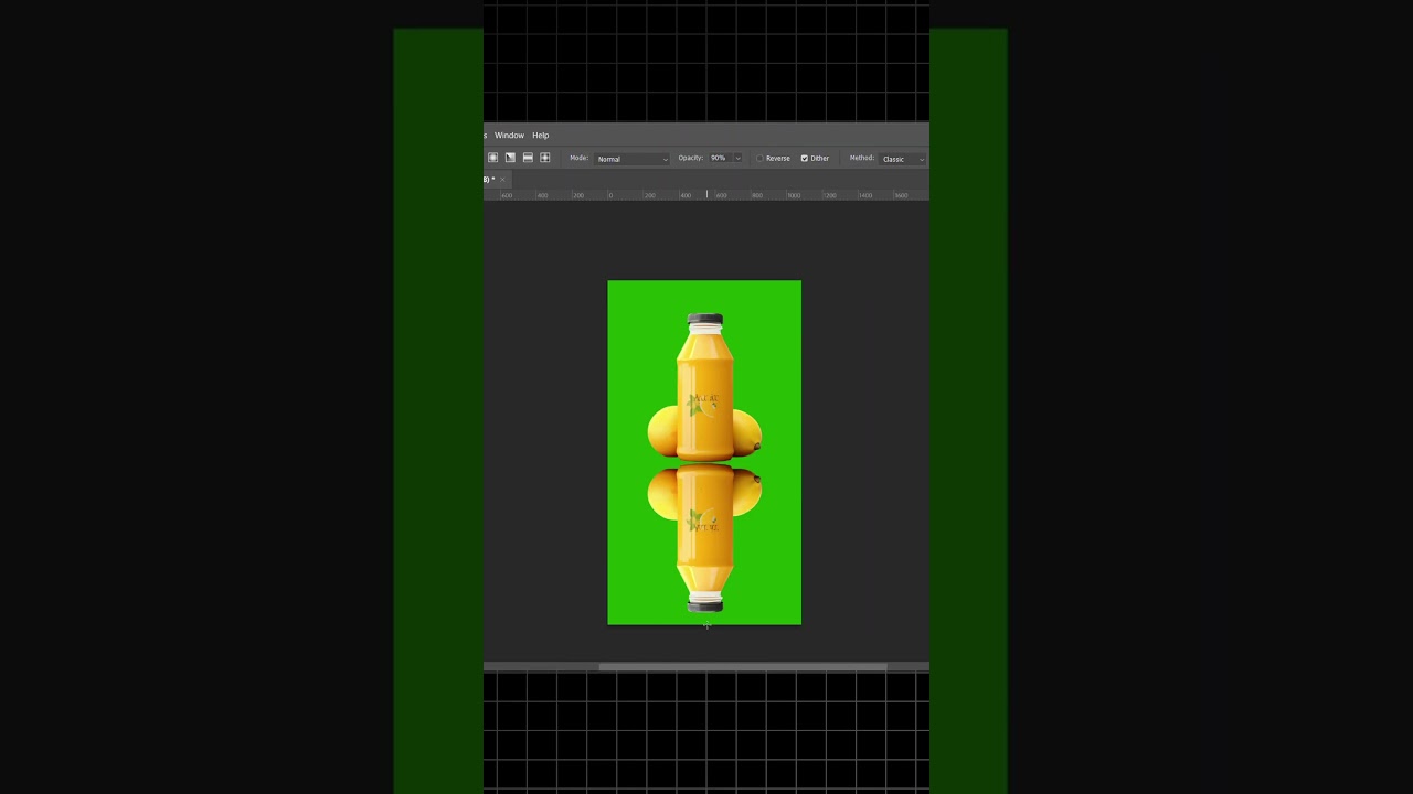How to create reflection effect in photoshop  