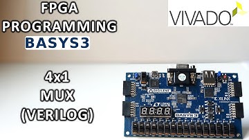 FPGA Programming with Verilog : 4x1 Mux