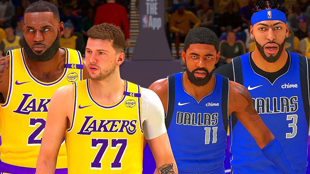 The Luka Doncic-Anthony Davis Trade is BLOCKBUSTER in NBA 2K25 Play Now Online