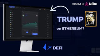 TRUMP now tradeable directly on Ethereum with Portal in Loopring DeFi (CEX liquidity to your wallet)