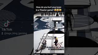How do you hurt your knee in a Theater game? 🤣🤣🤣