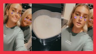 Perrie Edwards And Debs Making A Confetti Cake Little Mix