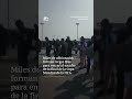 Largas filas para entrar al estadio NY a la final del futbol