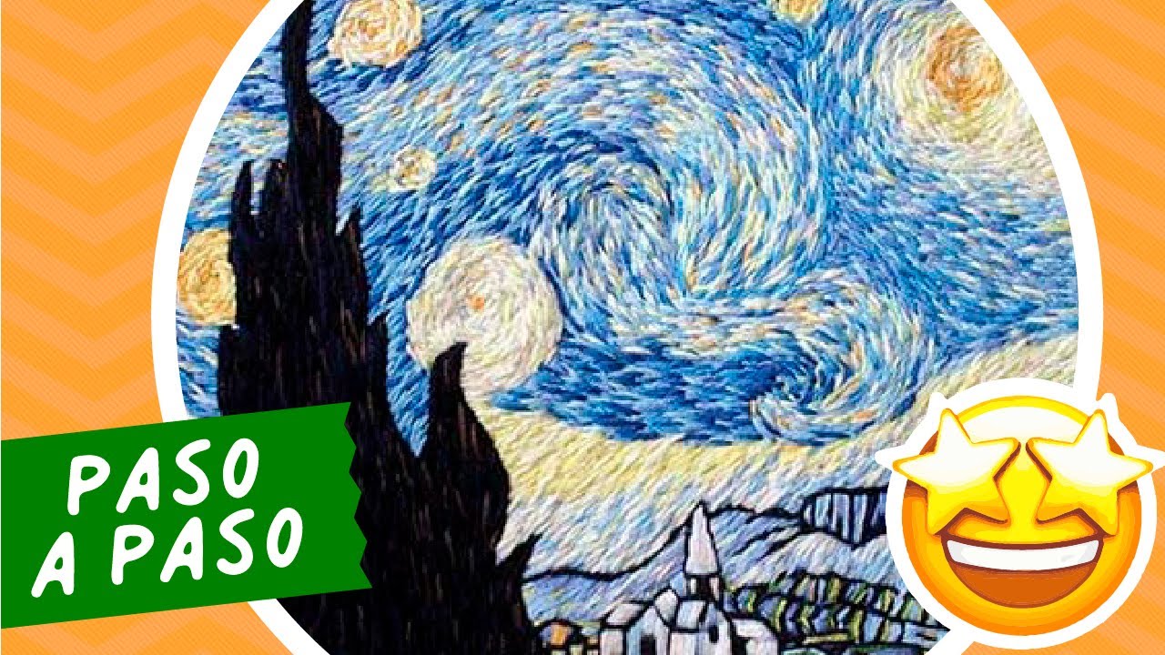 🧵 BORDADO a Mano PASO a PASO 🖼️ La Noche Estrellada - Van Gogh