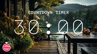 30 Minute Summer Countdown Timer 🌅 | Relaxing Lake Escape with Calm Music