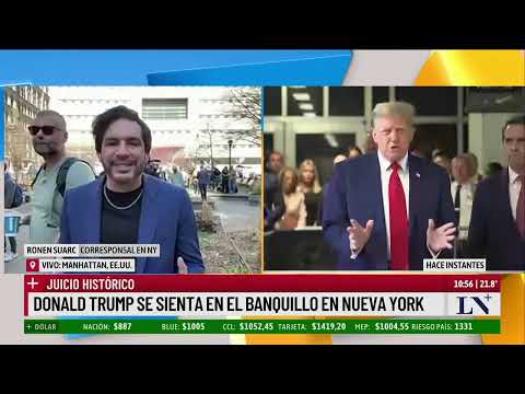 Comienza el juicio a Donald Trump: es el primer presidente en la historia de EE.UU. en ser juzgado