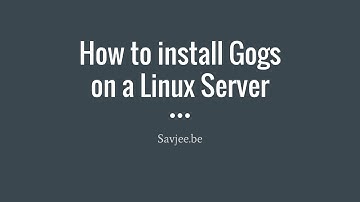 How to install Gogs on a Linux Server (DigitalOcean)