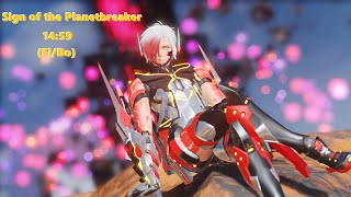 [ PSO2:NGS ] Sign of the Planetbreaker Solo Pure Double Saber (14:59) (Fi/Bo)