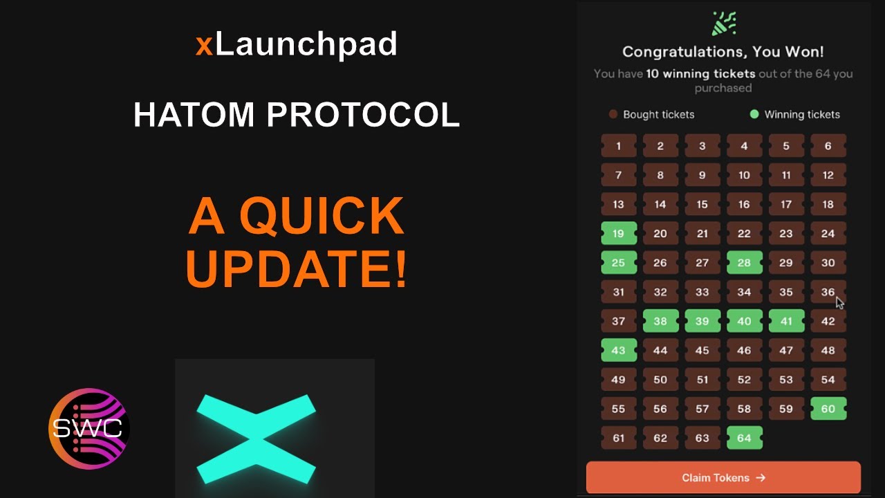 xLaunchpad HATOM Protocol (HTM): A Quick Update, Was This A Failed Launch???? Or Just A Bit MEH!!!!!