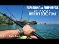 Seiko Tuna After 2 1/2 Months On Wrist Ref. S23633J1 - Exploring a Shipwreck by Kayak!