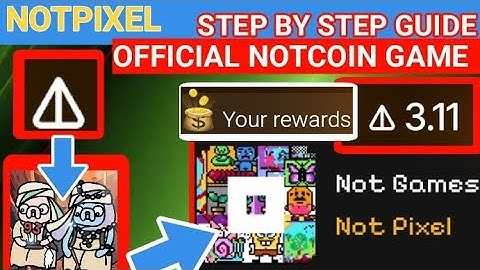 Notpixel Step By step guide - How To Play This New NOTCOIN Game For Maximum Rewards