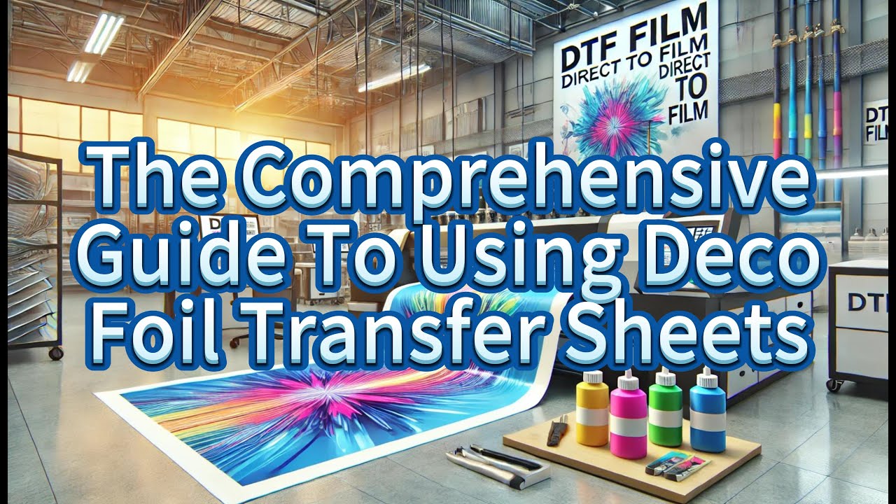 The Comprehensive Guide To Using Deco Foil Transfer Sheets, DTF Film Glossy Manufacturer
