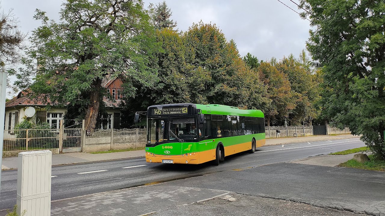 MPK Poznań Linia 146 kierunek Boranta(trasa zmieniona).Solaris Urbino 12lll.